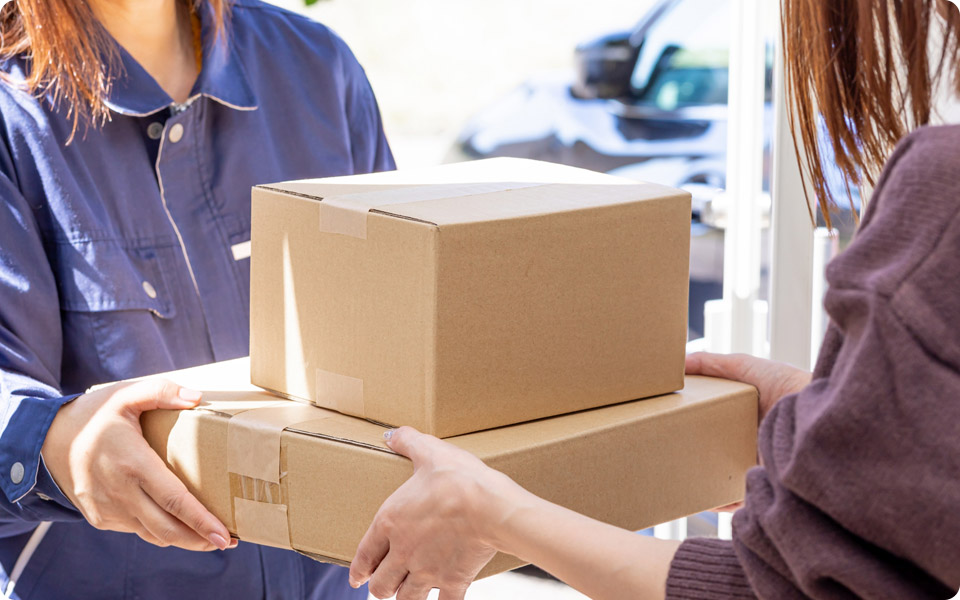 公式LINEを通じて薬局へ　薬剤指導と配送依頼